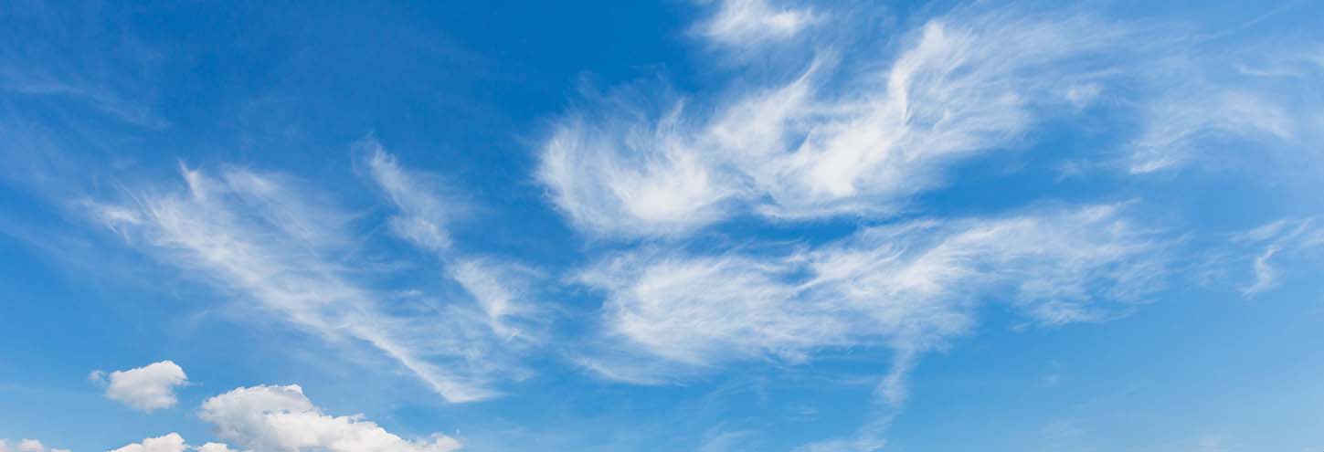 clouds in a blue sky